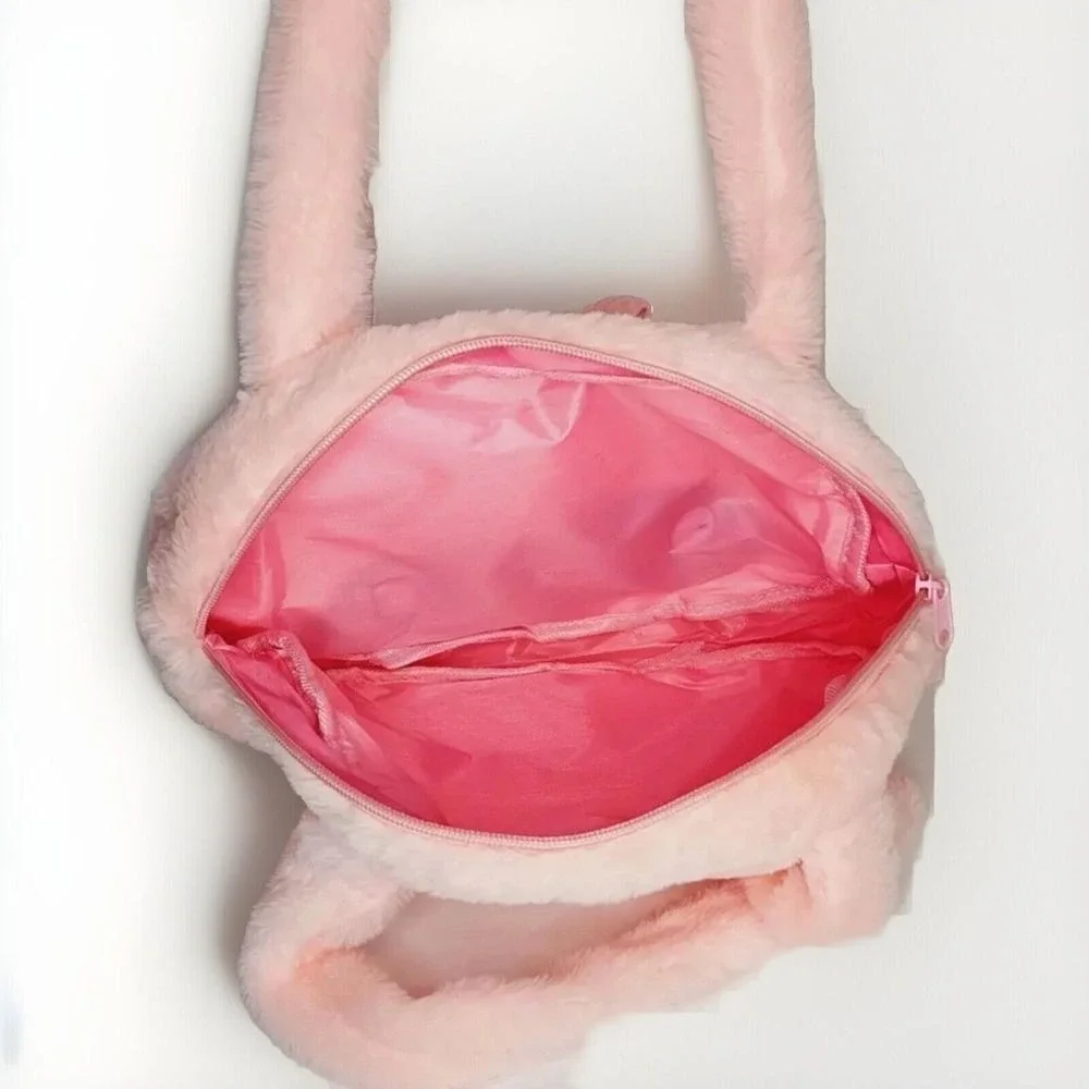 Sanrio My Melody Pink Plush Shoulder Bag Cute mymelody Handbag Girls Gift NEW‎